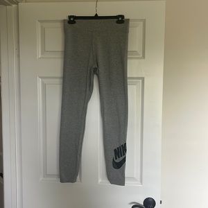 Nike Swoosh Grey Leggings